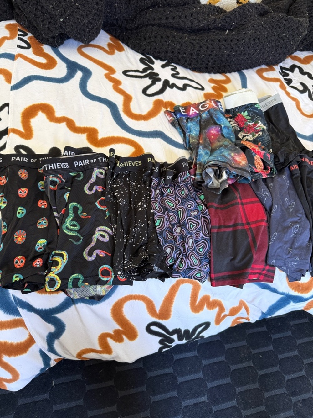 Bundle of NWOT Men’s Boxer Briefs Variety of Brands Size S